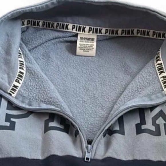 ๐ฆ2014 Blue & White PINK Quarter Zip๐ฆ - Picture 5 of 7